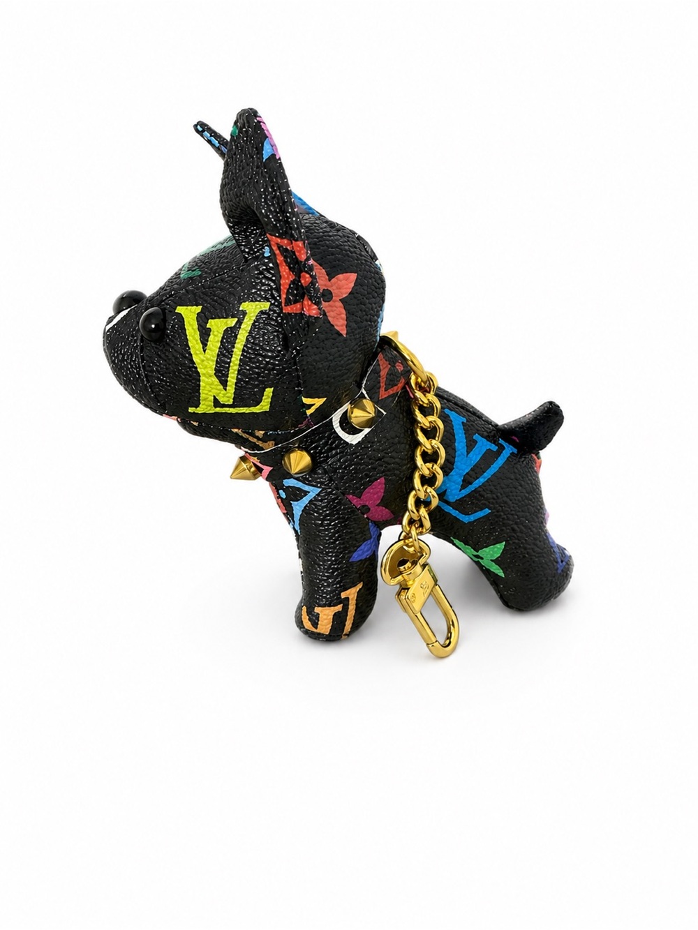 French Bulldog Bag Charm Keychain | Designer Style Purse Accessory